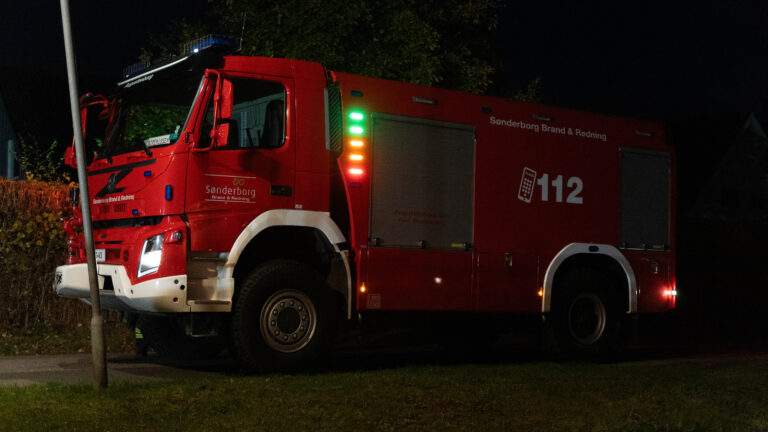 Brand i en lade