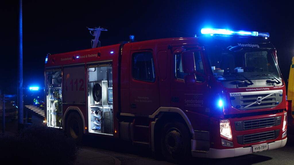 Beredskabets blå blink skal være fremme på 10 minutter