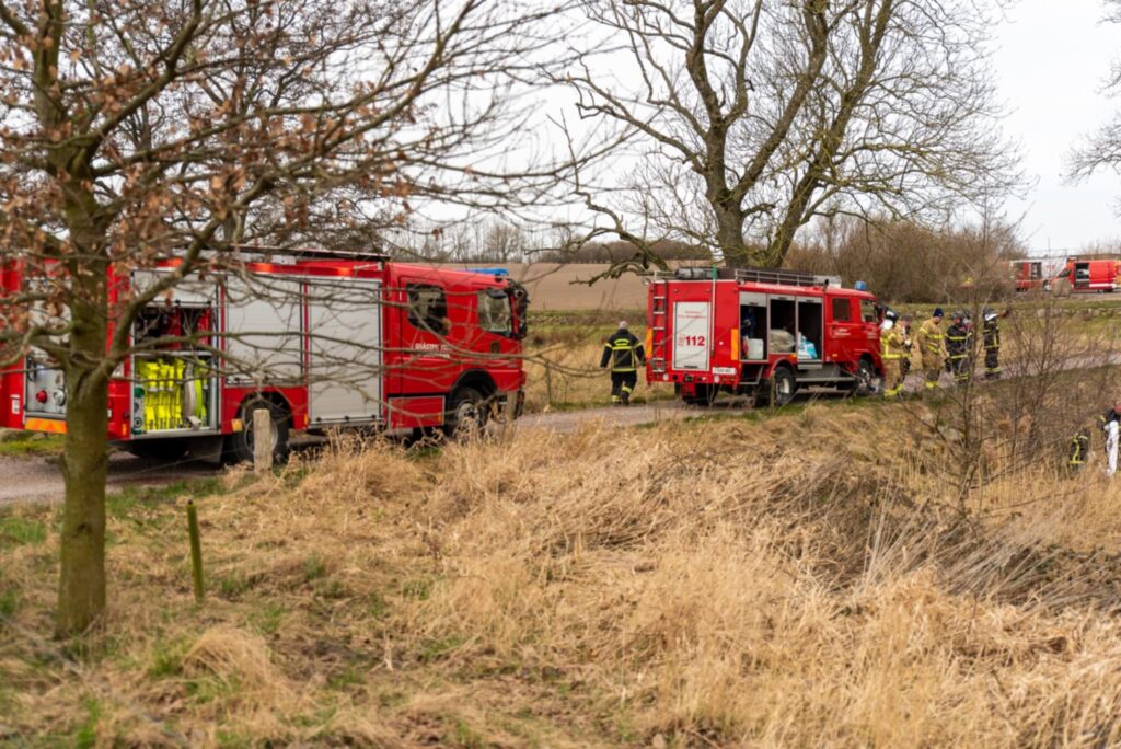 Beredskabet rykkede ud til gylleudslip