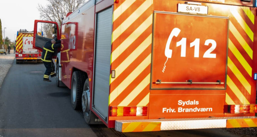 Kaldt til brand i rækkehus