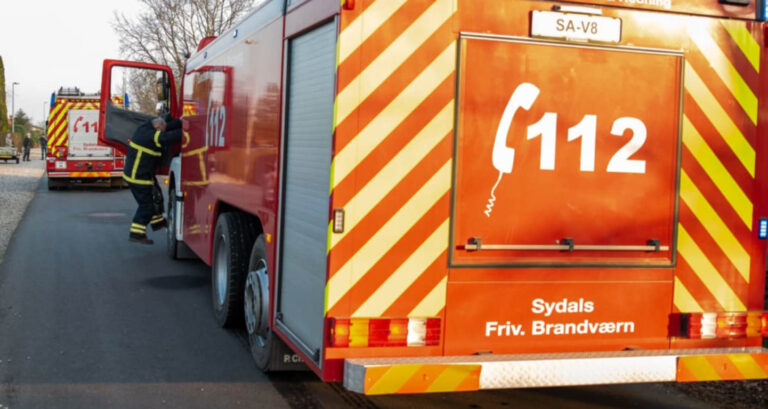 Kaldt til brand i rækkehus