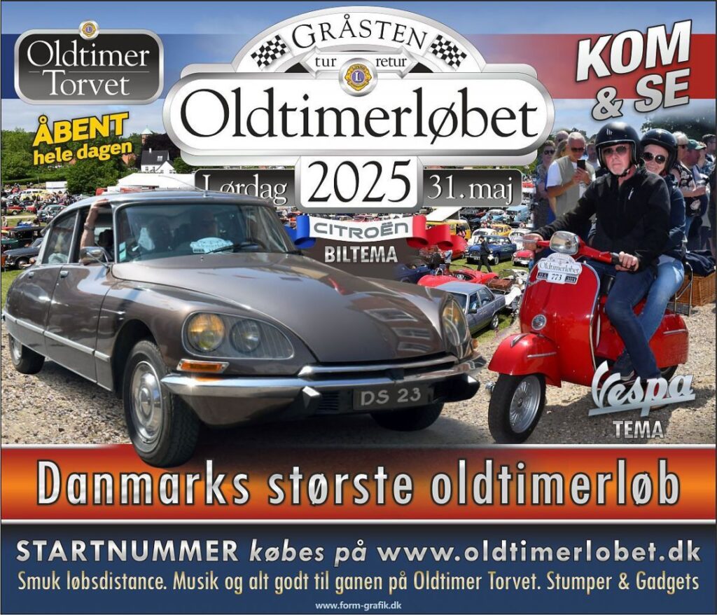 Oldtimerløbet tæt på ALT UDSOLGT