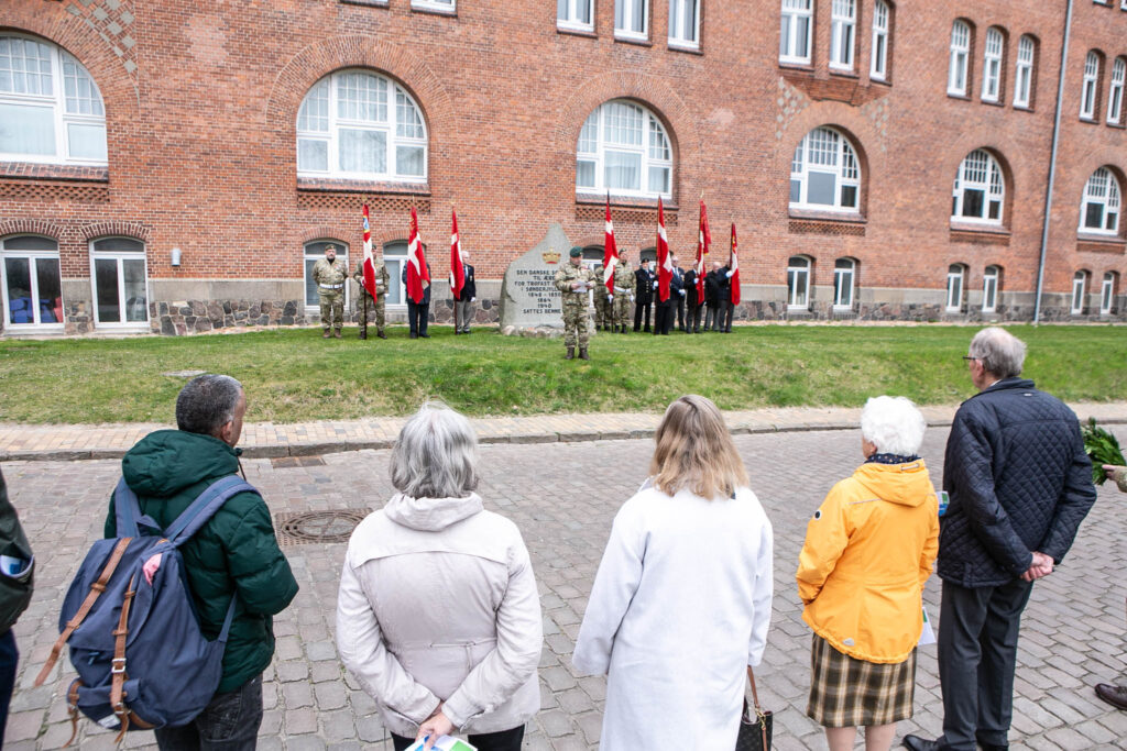 Faldne soldater blev mindet