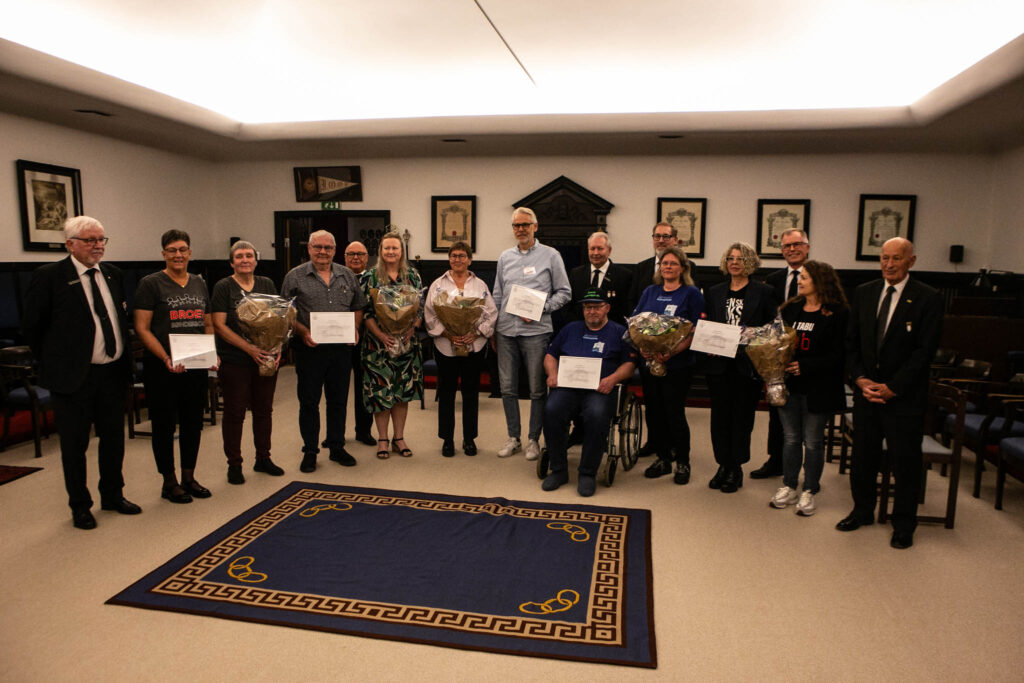 Broderloge  gav 60.000 kroner til lokale foreninger