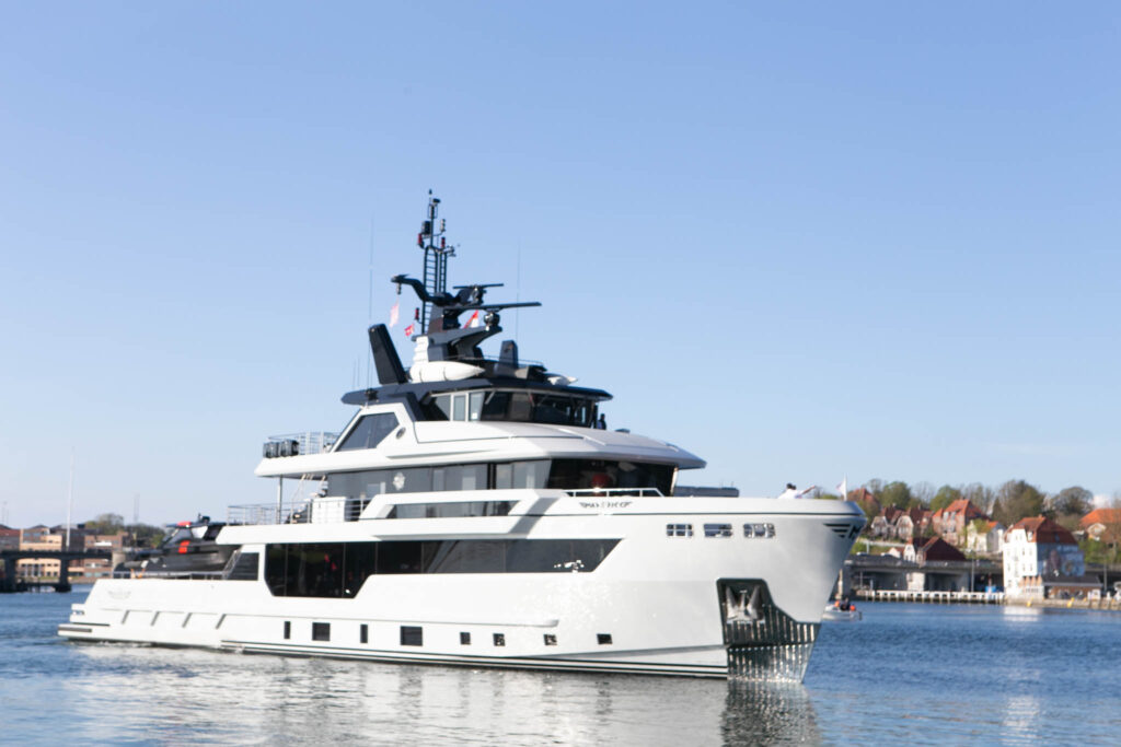 Yacht til godt 30 milliarder er på besøg i Sønderborg