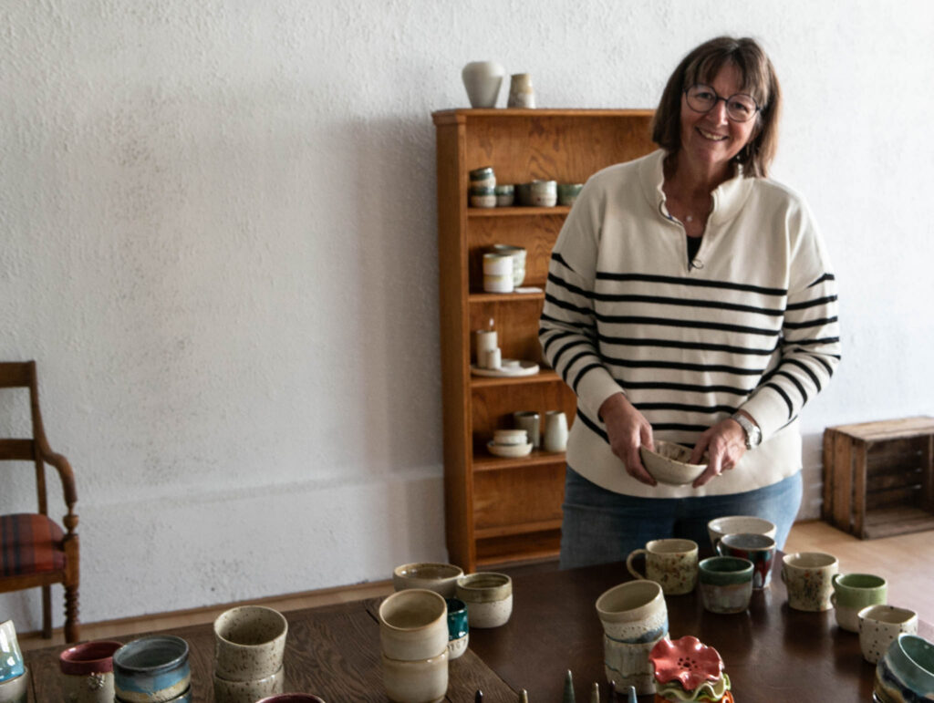 En meget travl dag i Krea Aarøe Butik & Café i Nordborg