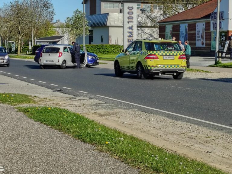 Trafikuheld – en kørt på sygehuset