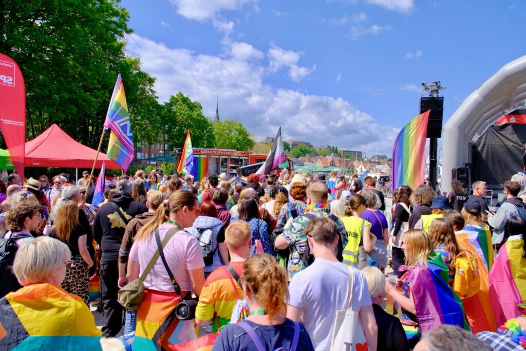 LGBTQ+ Sønderborg var i Flensborg og fejre mangfoldighed og sammenhold