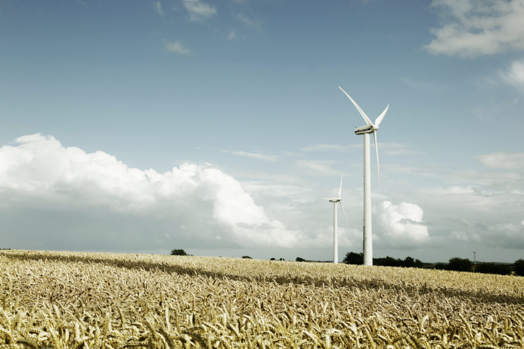 Tre 150 meter høje vindmøller på Sydals