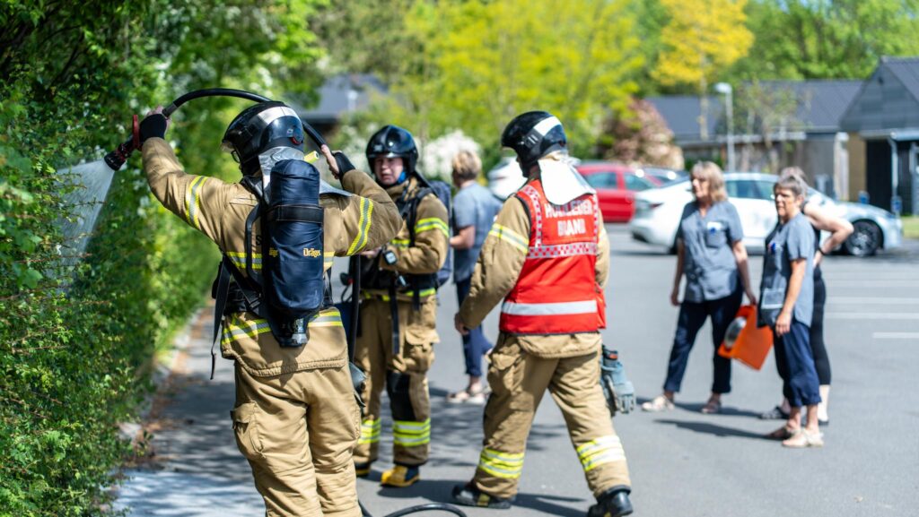 Brand i krat fordi der blev brugt ukrudtsbrænder
