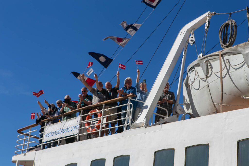 Turistskibet Nordstjernen havde svært ved at nå kajen i Sønderborg