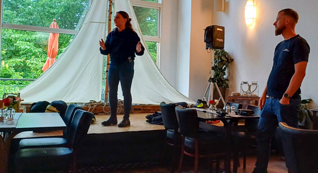 Fællesspisning krydret med indblik i Gråsten Frivillige Brandværn