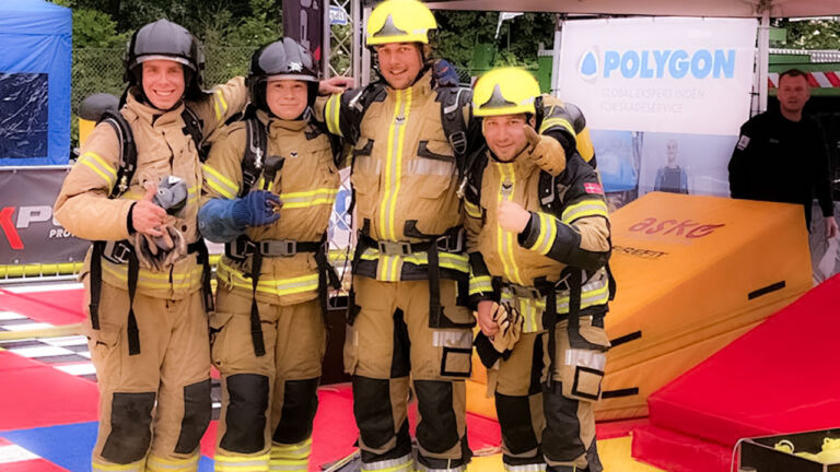 45 meter, 80 kilo dukke og ingen kære mor – fire Sønderborg-brandfolk kæmpede i brandmandskonkurrence