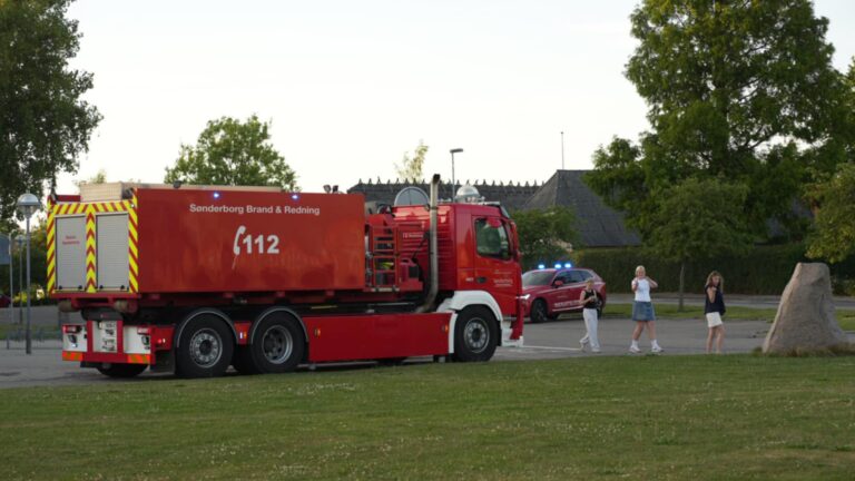 Sønderborgs brandvæsen kørte til Ulkebøl Skole