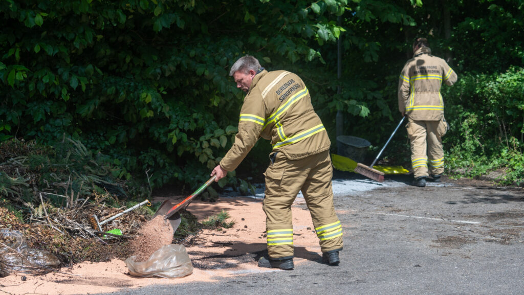 Beredskabet rykkede ud til forurening