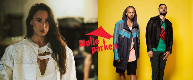 På fredag går Medina og Outlandish på scenen i Mølleparken