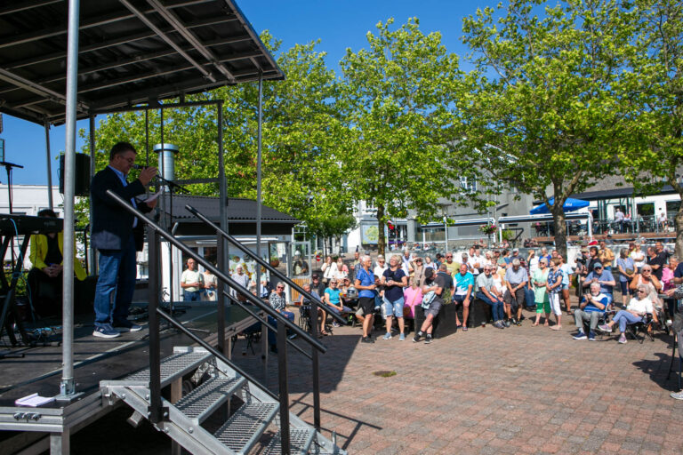 Nordborg fejrede den første dag hvor resortet er åbent