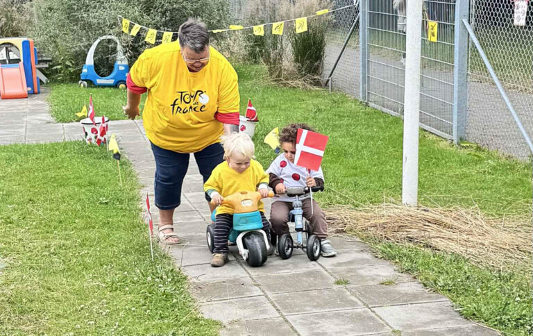 Fart, flag og fællesskab til årets Tour de Dagpleje