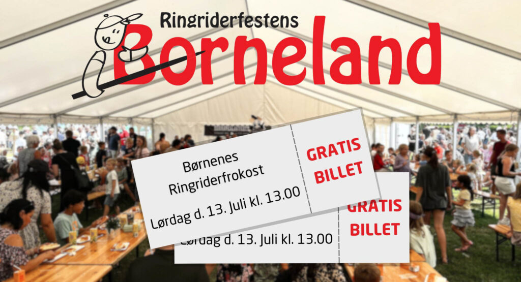 Du kan snart hente billetter til Børnenes Ringriderfrokost