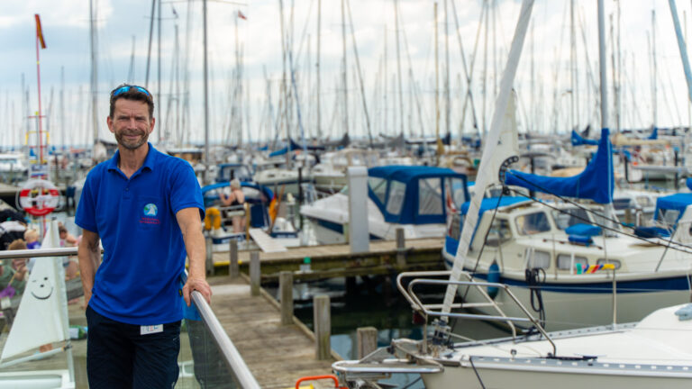 Der er masser af sejlere i lystbådehavnen