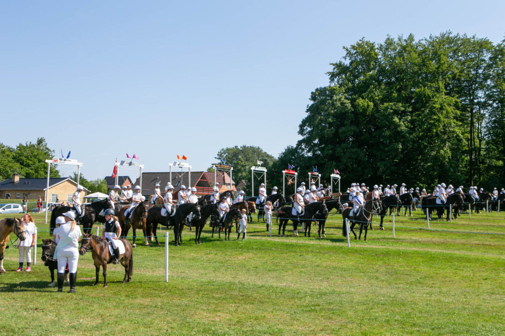 Optog, ringridning, cykelringridning, sjov og musik