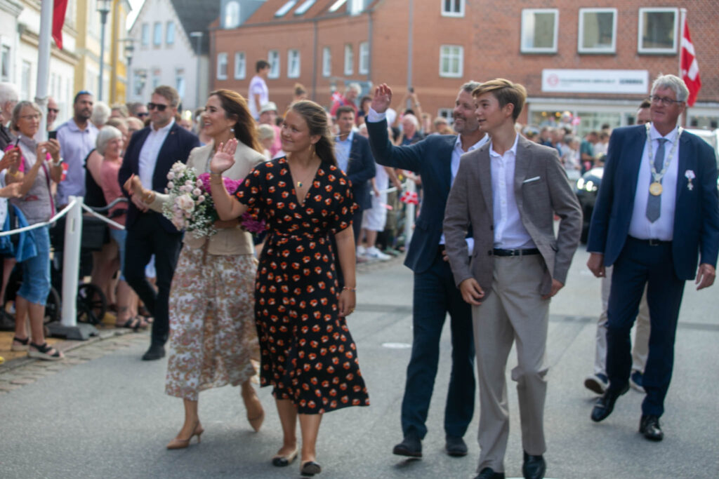 Kongeparret kom til Gråsten