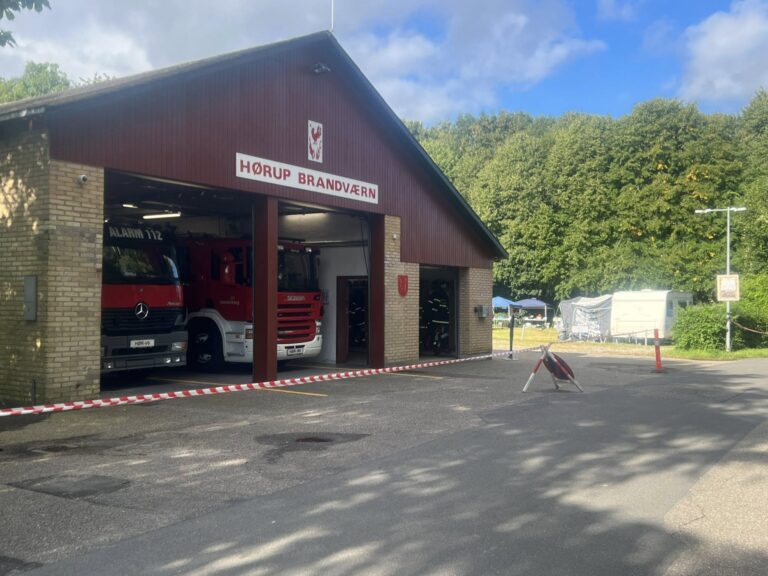 Slukkede brand med havvand