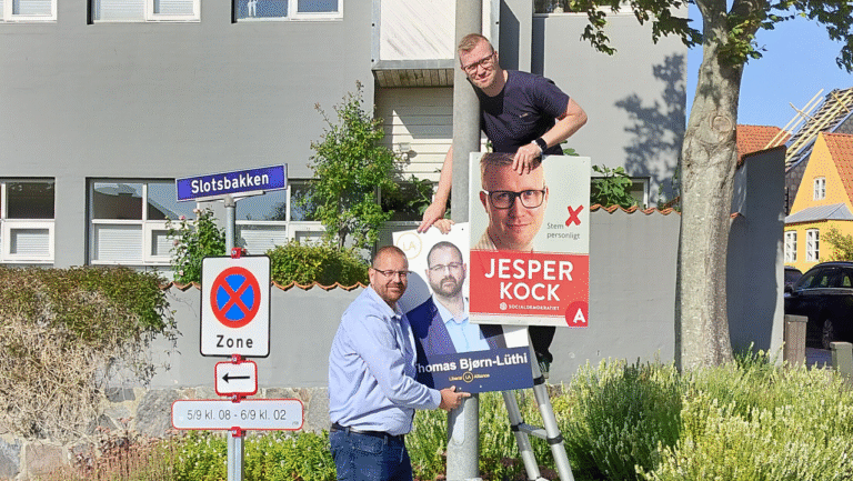 Se Jesper og Thomas i valgkamp