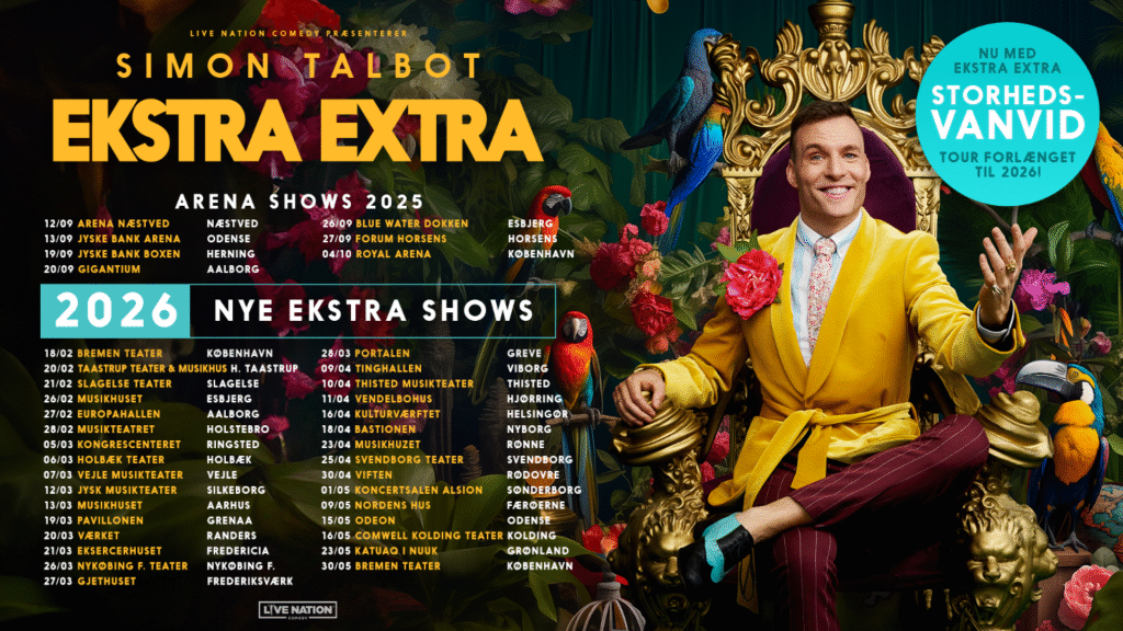 Et ekstra Ekstra, Extra-comedy-show med Simon Talbot