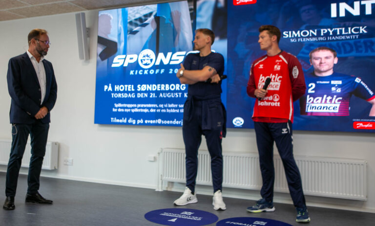 Sønderjyskes erhvervsklub havde besøg af håndboldstjerner
