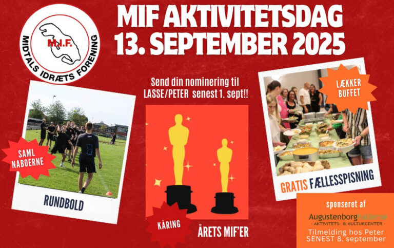 Kom med til Aktivitetsdag i Augustenborg