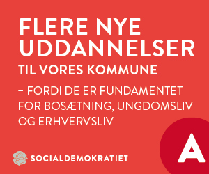 Politisk annonce – Socialdemokratiet
