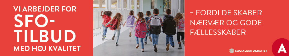 Politisk annonce – Socialdemokratiet