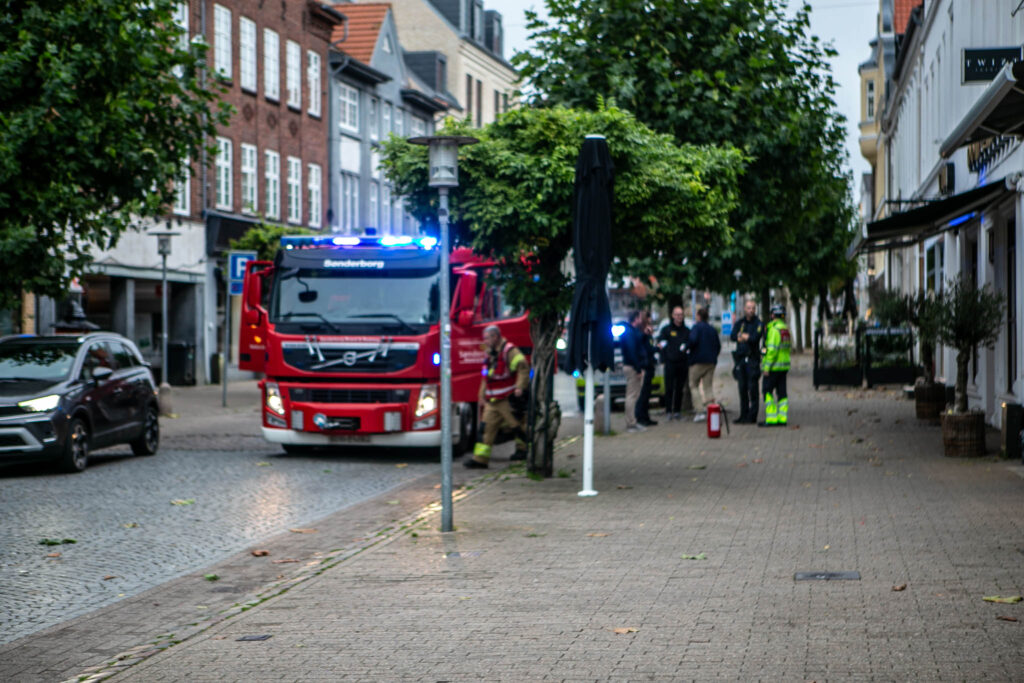 Brandbil kørte til Wohlenberg
