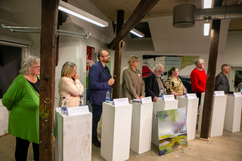 Det lokale kunstliv var emnet i en politiker-debat