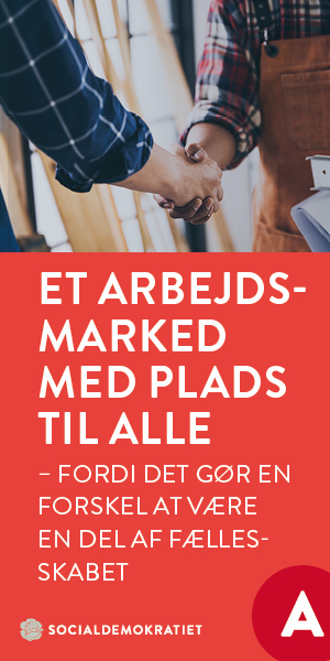 Politisk annonce – Socialdemokratiet