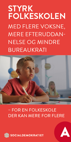 Politisk annonce – Socialdemokratiet