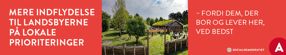 Politisk annonce – Socialdemokratiet