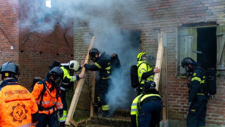 11 frivillige fra Beredskab Sønderborg deltog i stor beredskabsøvelse ved Fredericia