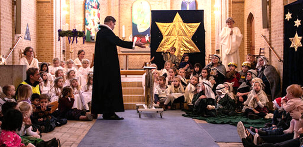 Julegudstjeneste for børnehave- og vuggestuebørn