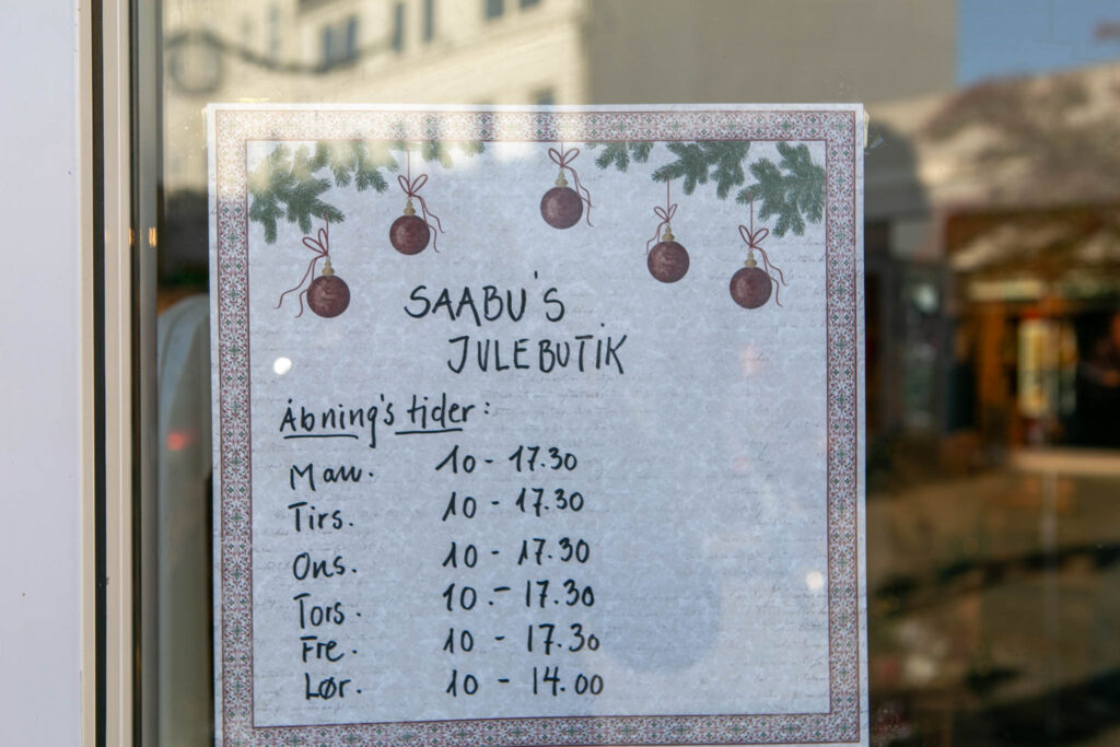 SAABUs julebutik er åben