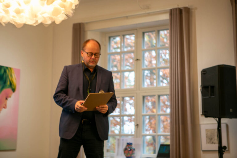 Mads Wolff fra UNESCO er yderst tilfreds med fejringen i Augustenborg