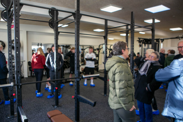 HUI Fitness viste det nye grønne sted frem