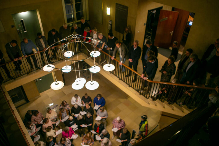 Lærere sang for Byrådet