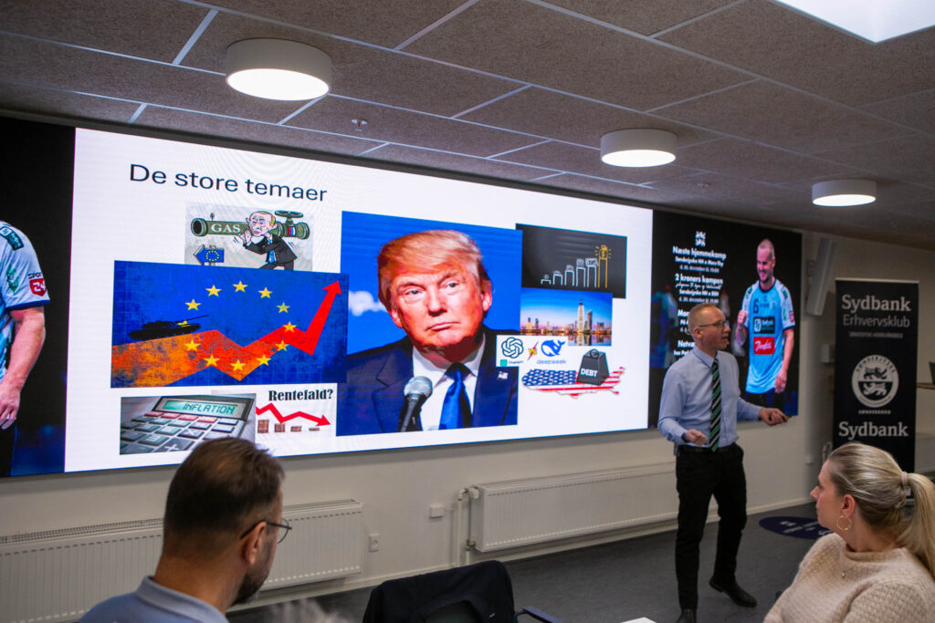 Erhvervsklubmedlemmer hørte lidt om Trump, digitalisering og oprustning