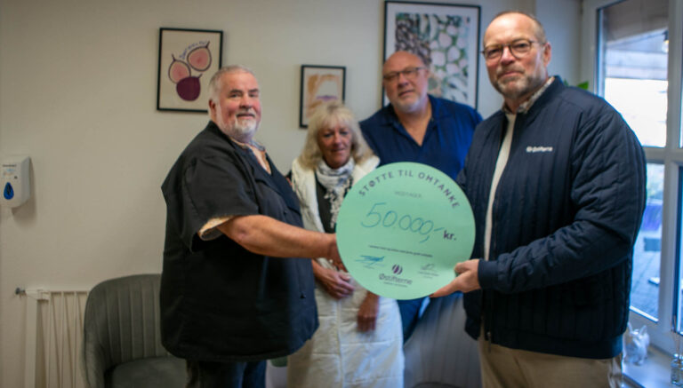 Østifterne hjælper K&K Mad til Udsatte – de fik 50.000 kroner