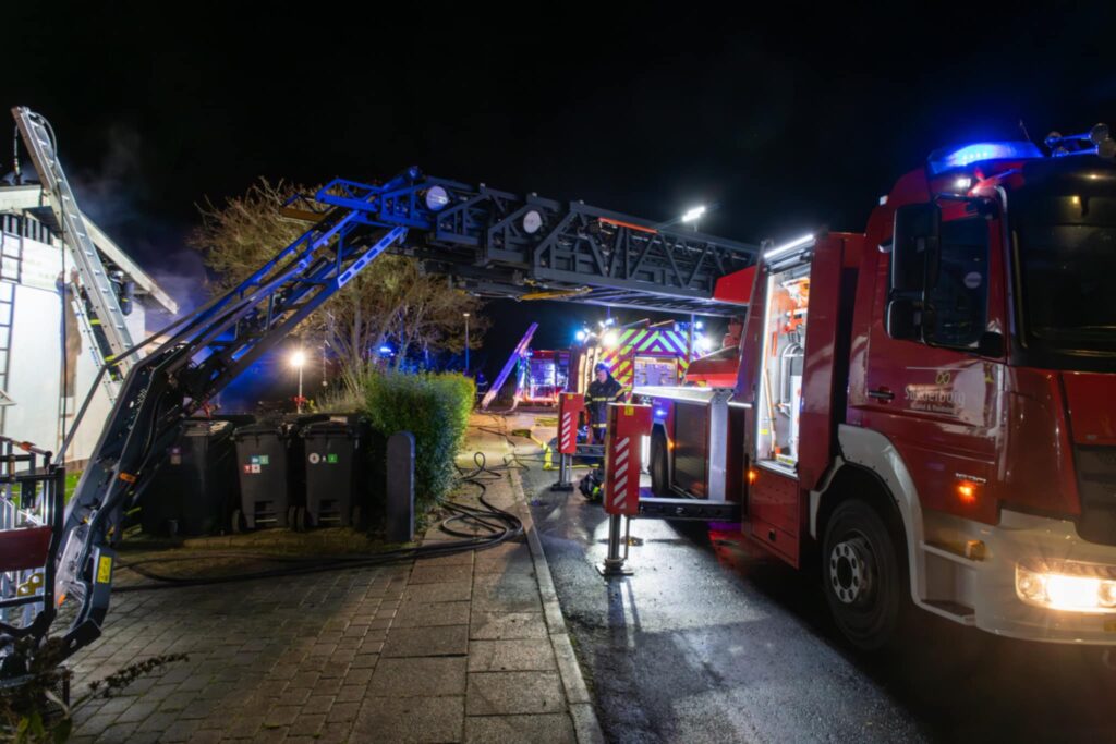 Voldsom brand tidligt i morges