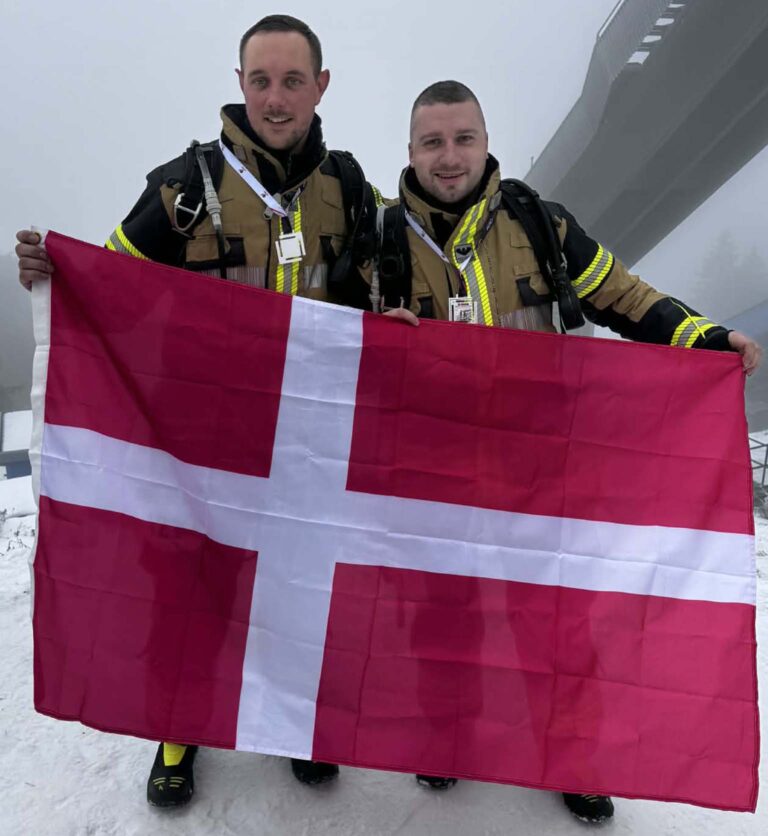 To lokale brandmænd har sat dansk rekord