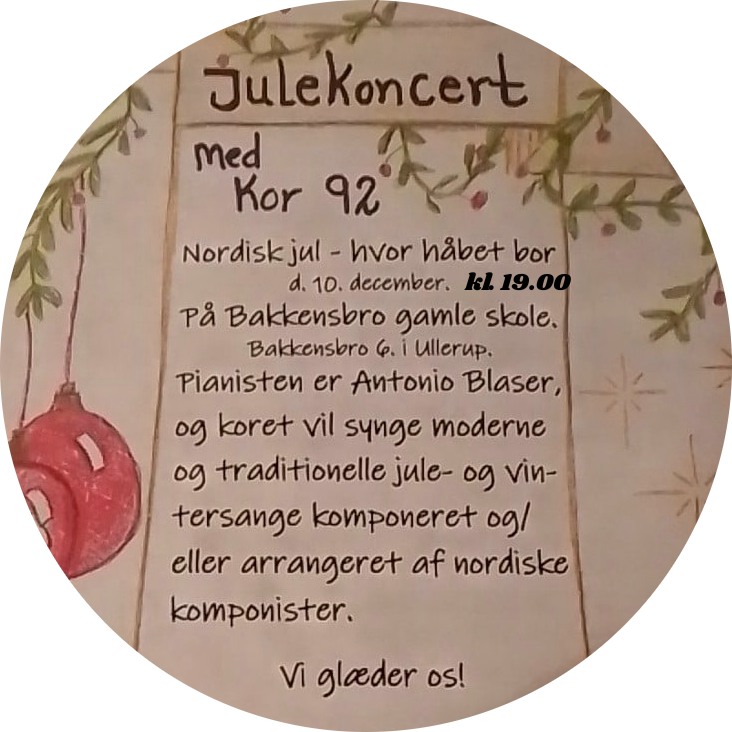 Julekoncert i Bakkensbro gamle skole