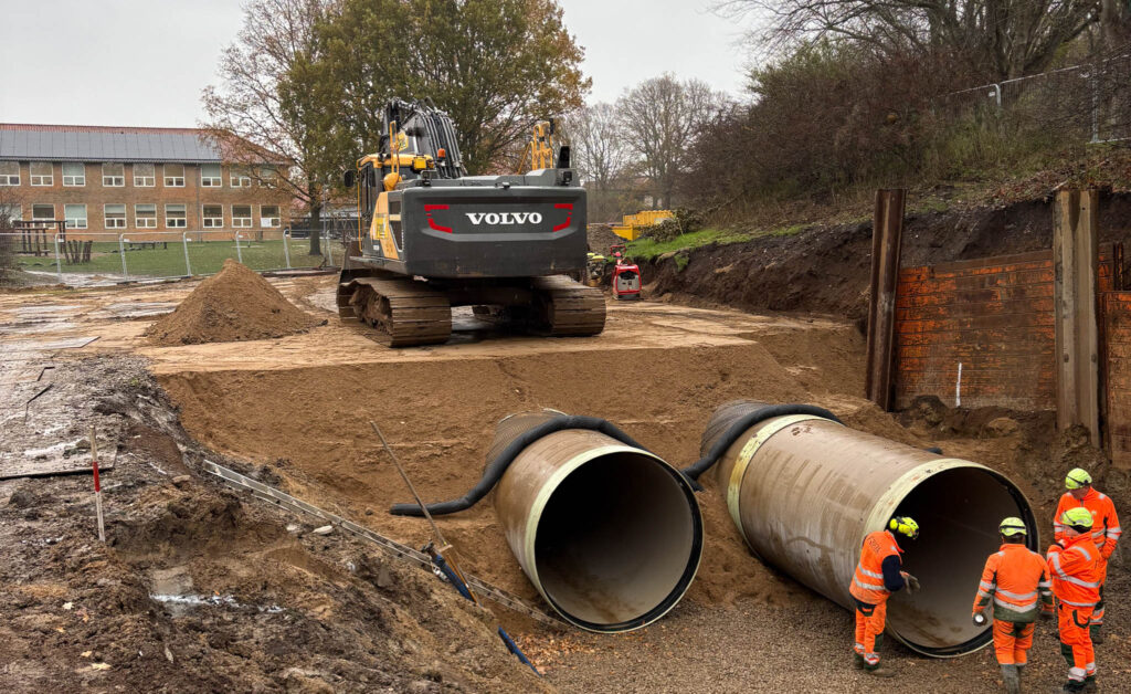 SONFOR bygger underjordisk regnvandsbassin